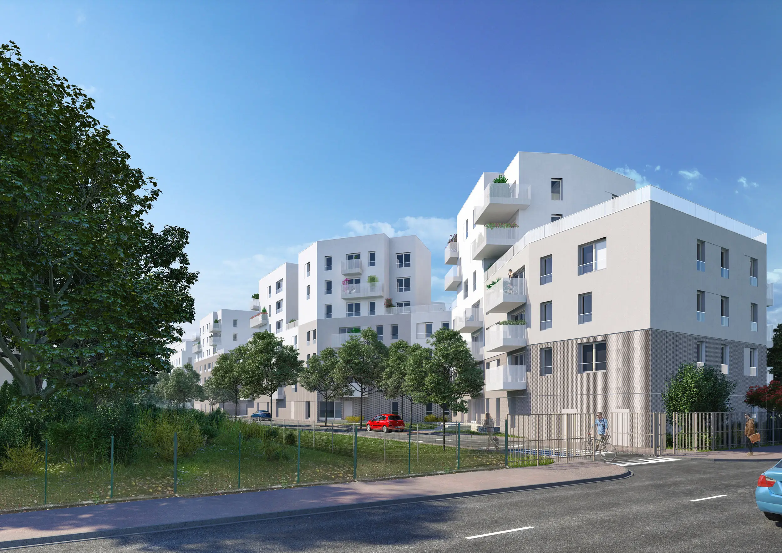 tribia_perspective_exterieure_champigny_cobe Projet à Champigny sur Marne pour l'agence COBE
