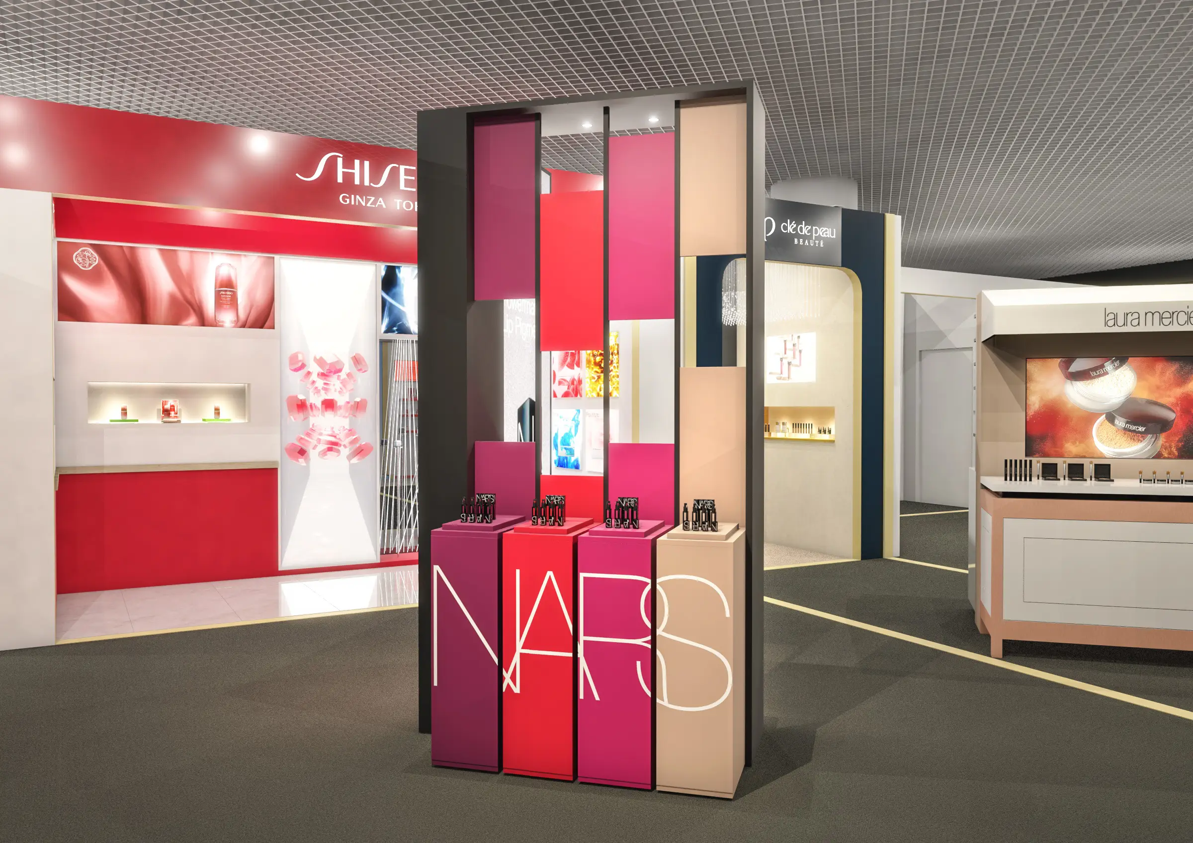 tribia_stand_nars_shiseido_depack Stand Nars shiseido